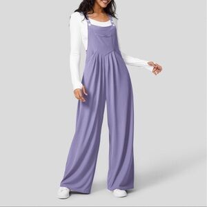 Bundle of 2 Halara Strap Button Multiple Pockets Casual Overalls sz Medium